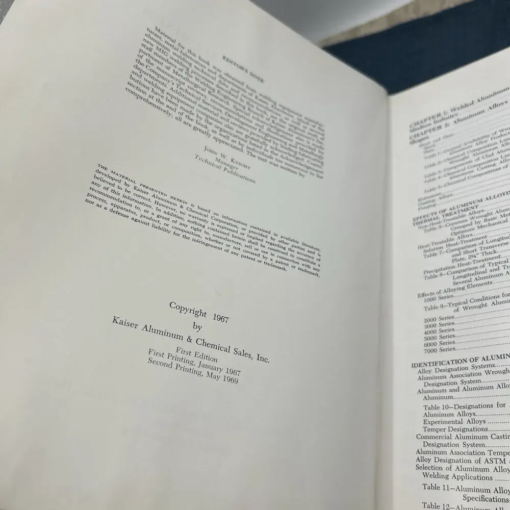 Welding Kaiser Aluminum Book